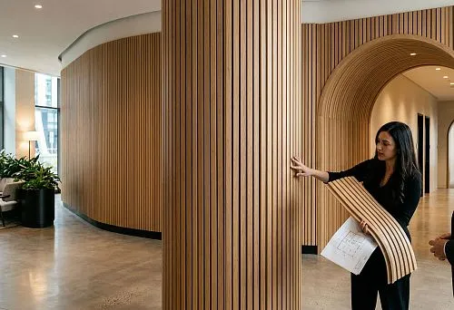 Flexible wall battens: how to choose a solution for columns, arches, and radius surfaces