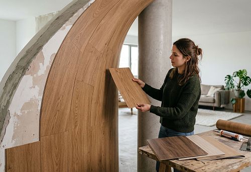 Flexible slat panels for walls: how to choose a slatted solution for complex surfaces