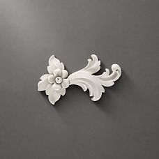 NPU-426L decorative molding in close-up, with elegant scrolls and airy 'openings'