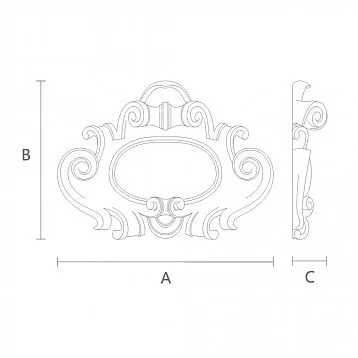 Wooden Insert for Interior Decoration