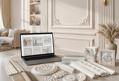 STAVROS polyurethane stucco molding &mdash; how to choose and buy decor
