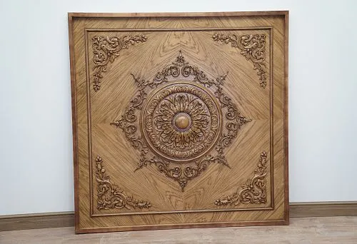 Carved wooden decorative panel &ndash; an elegant solution for interior design.