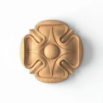 Decorative Oak Rose R-003