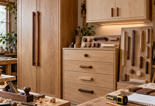 Wooden handles for wardrobes: how to choose handles for tall doors, drawers, and top cabinets