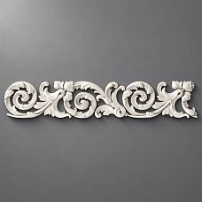 Carved furniture molding KPU-081 from polyurethane &mdash; decorative wall applique