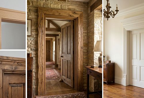 Wooden door casing: how to choose framing for an interior doorway, classic interior, and country house