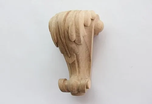 Decorative furniture leg 160 mm &ndash; combination of aesthetics and reliability.