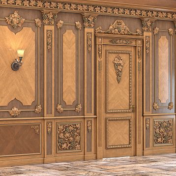 Detailed carving on the insert N-257-1