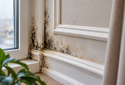 Polyurethane foam, polystyrene, or polyurethane: why moldings turn black and mold appears near the stucco