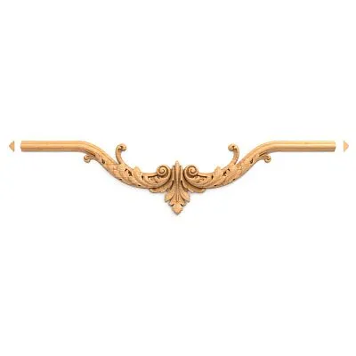 Carved cover plate N.VRS-002-1 из дуба for furniture и стен