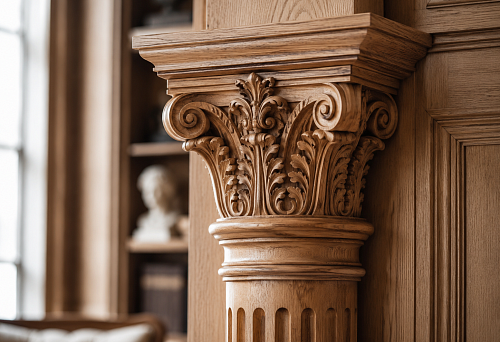 Buy wooden capital: types, sizes and selection of decor