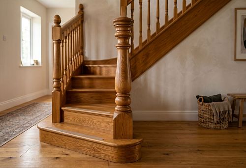 Buy wooden starting post for stairs: the first detail that sets the tone for the entire house