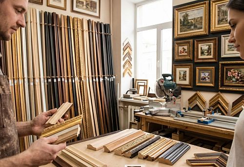 Picture frame molding: how to choose wooden frame molding
