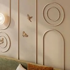 CPU-3-6 polyurethane wall stucco &mdash; a ready-made solution from the Japandi collection with functional elements for calm modern spaces