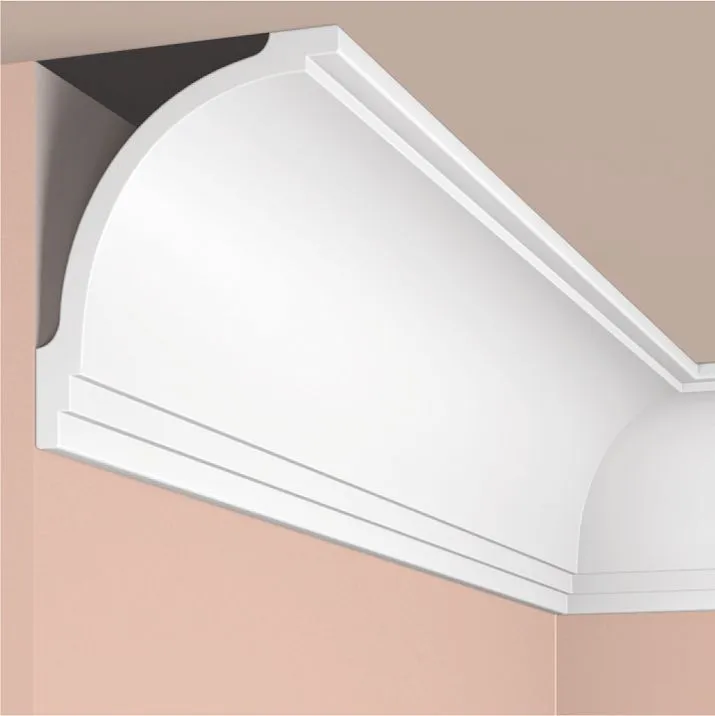 Cornice A130V1 POLYSTYRENE HI WOOD close-up