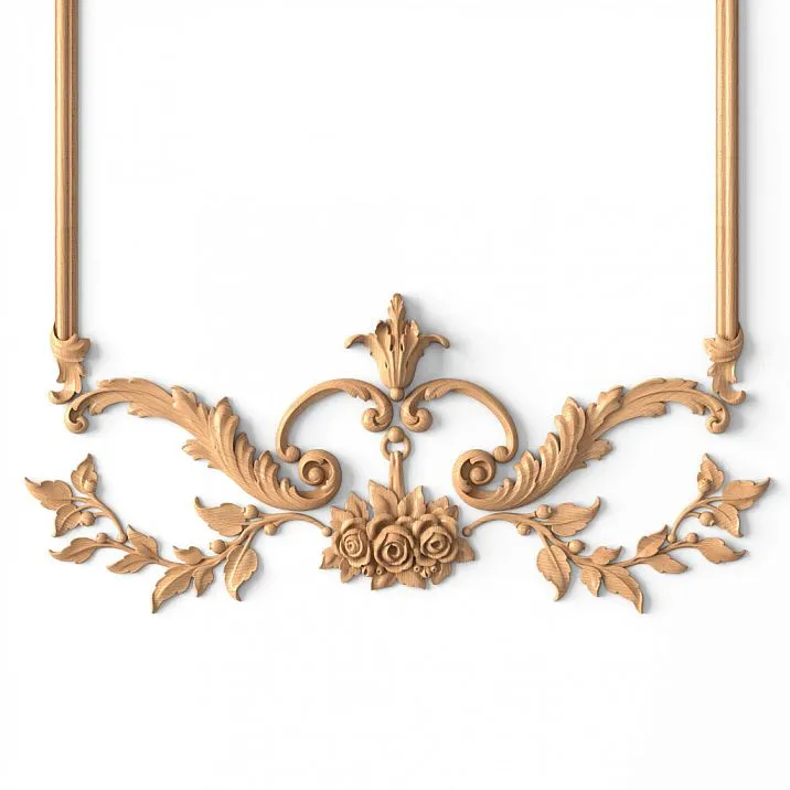 C-049 wooden decor set - close-up elements