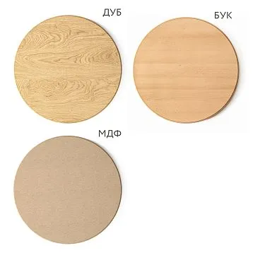 Round ST-027-1 countertop made of solid oak