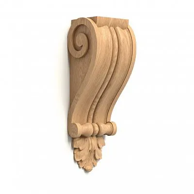 Carved bracket KR-020 для элегантного домашнего интерьера