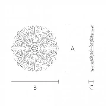 Carved Socket R-044.1 in Interior