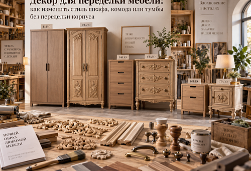 Decor for upcycling old furniture