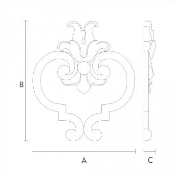 Wooden Carved Inlay N-301 &mdash; Decor for Your Home