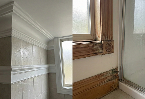 Polyurethane molding in the bathroom &mdash; a moisture-resistant decorative element for high-humidity rooms