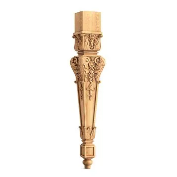 Carved wooden leg in classic style in St. Petersburg, for console