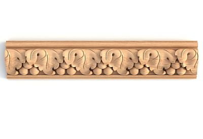 Carved molding K-063 с виноградным узором