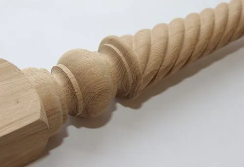 Decorative 95 cm leg &mdash; strength and elegance for furniture.