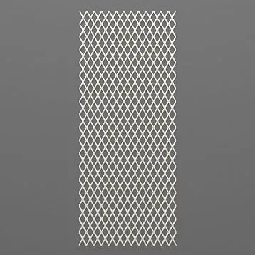 Polyurethane grille RSHPU-007: facade decorative panel for home and furniture