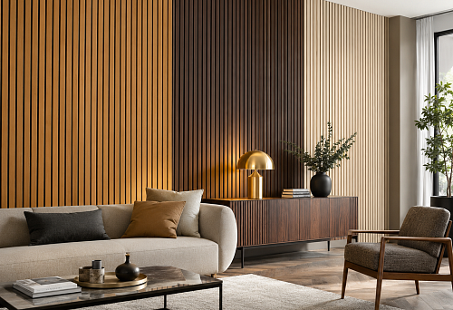 Buy ready-made slatted wall panels: types, price and selection