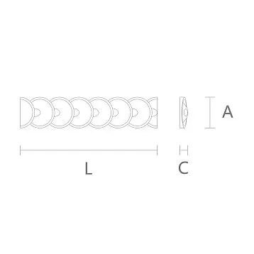 Carved Wooden Molding K-003 for Furniture and Interior Decoration