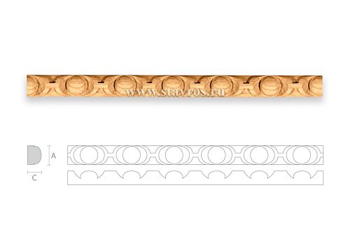 Carved ornament for an icon in the style of sacred art, combining traditions with modern finishing technologies