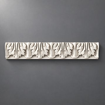 Elegant carved overlay molding KPU-004 from polyurethane for decoration