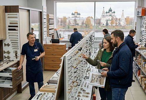 How to choose furniture fittings in Yaroslavl for kitchen, wardrobe, chest of drawers and custom furniture