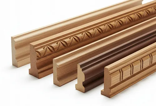 Diverse Wooden Profiles for Construction and Design