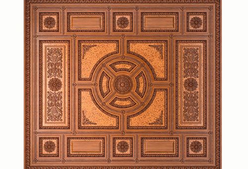 Unique ceiling decoration by yourself in a modern interior