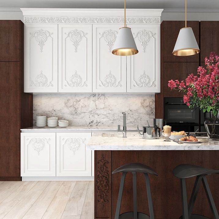 Decor for molding with carving N-411