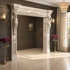 Refined design in interior decoration