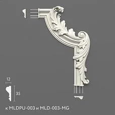 Polyurethane molding MLDPU-3U-2.1R. Molding decor. Image 69955a675a13b