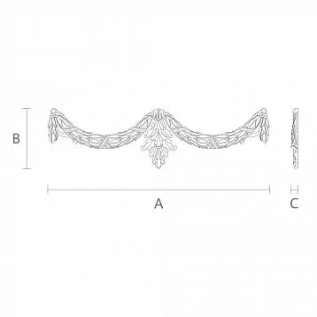 Wooden Carved Insert N-031 &mdash; beautiful and functional decor for home