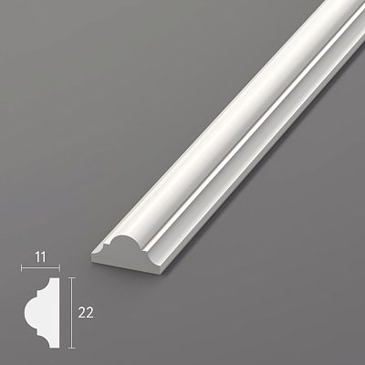 Изображение молдингов из полиуретана MLDPU-002, используемых для оформления интерьера.
