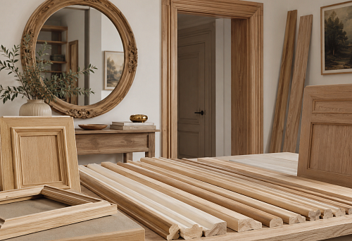 Wooden baguette by the meter: how to choose a profile and what to buy for a frame, mirror, door or facade