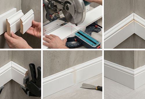 MDF baseboard: how to choose a profile, cut corners, and finish joints without defects