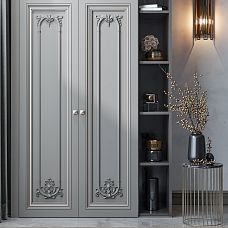 MDF molding, photo in interior on furniture