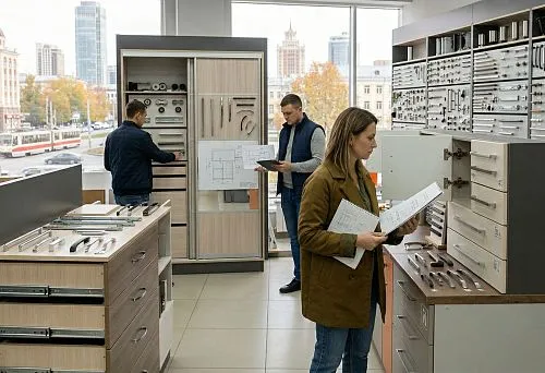 How to choose furniture fittings in Yekaterinburg for kitchen, wardrobe, chest of drawers and custom furniture