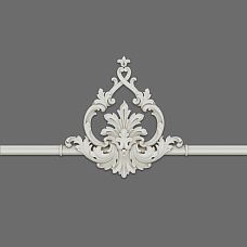 Fragment of the stucco decor set CPU-12-2 Petersburg in a bedroom interior