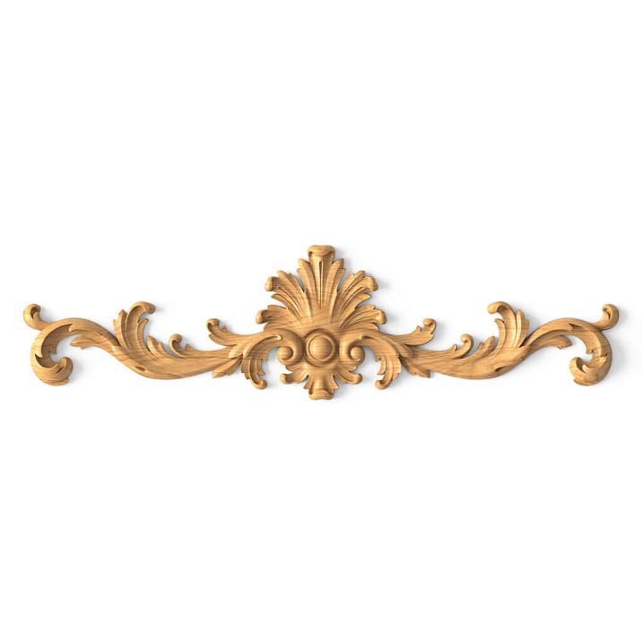 Carved wooden overlay N-125.1 for furniture