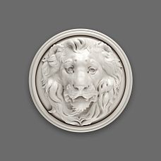 Decorative lion overlays for walls and columns in various sizes