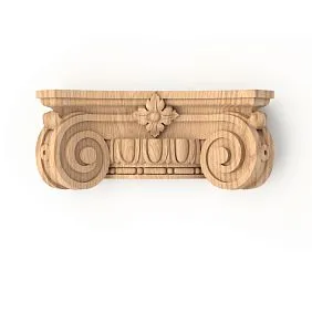 Wooden capital KL-059